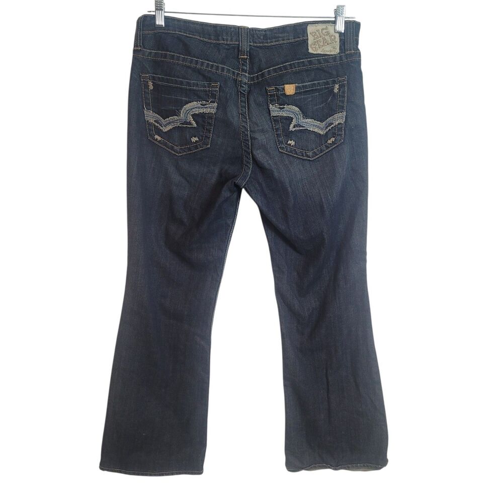 Big Star Women's‎ Maddie Y2K Boot Cut Jeans Blue Denim Grunge Western Size 31 R
